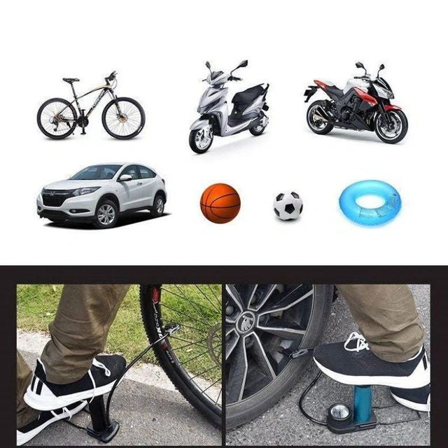 Heavy-Duty Foot Bike Pump - Image 5